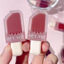 6 PZ Lip Gloss Velvet Satin Rossetto Labbra Smalto Labbra Gelato Labbra da Donna di Bellezza Impermeabili A Lunga Durata