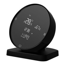 Tuya WIFI USB RecarregáVel Detector de Temperatura e Umidade Home Baby'S Room HigrôMetro LCD Display IR Controller