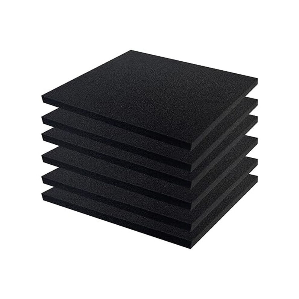 6 PCS Polyurethane Foam Sheets Foam Pads for Case Packaging Toolbox Cuttable Crafts Foam Pads, 40X30X3cm