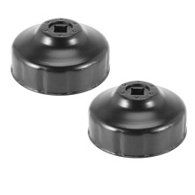 2PCS 76 mm x 12 Flutes Oil Filter Wrench Removal Tool for R1200Gs, R1200R, R1200Rt, R1200S, R1200St, Hp2, K1600Gtl