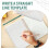 2 Pcs Plastic Straight  Stencil Template for Journaling Spacing  Lettering Guide 11 Inch Scale Writing Ruler 4