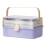 Cosmetics Storage Box Bigcapacity Plastic Desktop Storage Box Dustproof Lipstick Extra Storage Box with Lid, 1