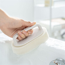 Badewannenschrubber mit Griff, Seifenschaumentferner für Duschschrubber, Kratzfreier Reinigungsschwamm, Badezimmer-Scheuerschwämme