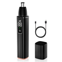 Neushaartrimmer voor Mannen USB Oplaadbare Oor-Neushaartrimmer met LCD-Scherm Professioneel Trimgereedschap-A