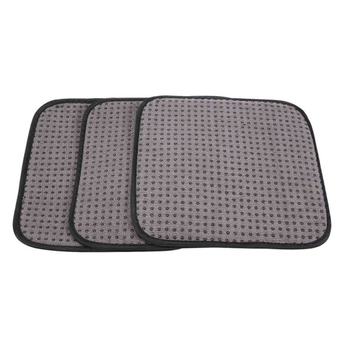 (3-Pack) Toalha de Bola de Boliche de Microfibra - 8 Polegadas X 8 Polegadas Almofada de Bola de Boliche de Qualidade Premium com Pontos de FáCil 2
