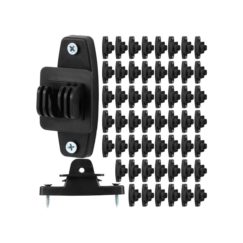 Tlily 100 Pcs Electric Wire Fence Insulators Electric Fence Wood Post Claw Insulators Fence Accessories Nail Wood Post Nail