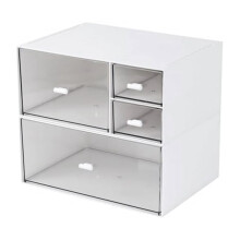 Desk Organizer with Drawers, Makeup Organizer, Desktop Storage Box, Cosmetics Storage Box for Nail Polish, Jewelry Boxes