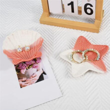 Jewelry Tray, Small Key Bowl, Shell Ceramic Decorative Jewelry Trays Organizing Rings Earrings Necklaces Bracelet Keys