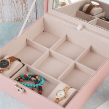Girly Jewelry Box Jewelry Fashion Storage Leather Box Jewelry Jewelry Box for Jewelry Storage and Display