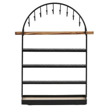 Black 5-Layer Arch Type Jewelry Rack Display Prop Ring Storage Box Earring Jewelry Rack Necklaces Rings Jewelry Box