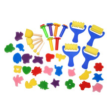Fruehkindliche Bildung Blumen Schwamm Malerei Pinsel Handwerk Pinsel Set fuer Kinder Versand von FBA
