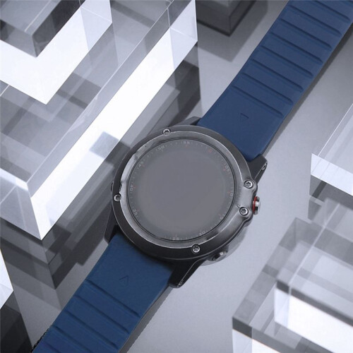 Suitable for  Fenix5/5X/6X/7X  Two-Color Silicone Magnetic Strap 22mm Quick Release Strap 2