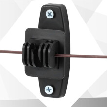 100 Pcs Electric Wire Fence Insulators Electric Fence Wood Post Claw Insulators Fence Accessories Nail Wood Post Nail
