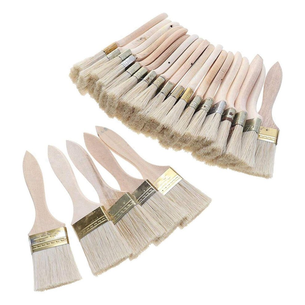 24 Pack Of 2 Inch (48Mm) Paint Brushes And Chip Paint Brushes For Paint Stains Varnishes Glues And Gesso 4713441515816
