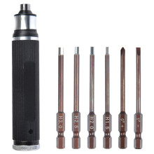 Kit de RéParation de Tournevis 6 en 1 1.5Mm 2.0Mm 2.5Mm 3.0Mm Hex Driver Set Main pour RC FPV Racing Drone