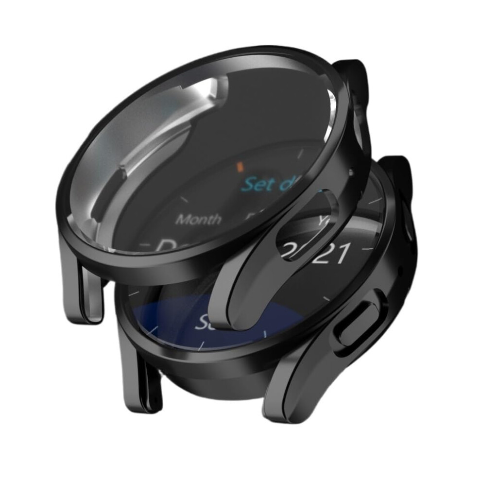 Case With Screen Protector For Samsung Galaxy Watch 5 40Mm, Scratchresistant Tpu Protective Cover Black 9053599533474