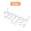2 Pcs Screwdriver Holder Pegboard Multi-Tool Holder Accessory Pegboard Accessories Multi-Ring Tool Holder for Pegboard 7