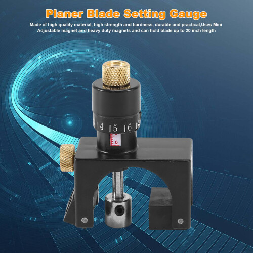 2X Adjustable Planer Blade Cutter Calibrator Setting Jig Gauge Woodworking Tool 1