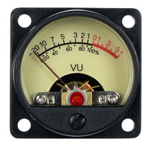 VU Pegel Messer TR-35 500 VU Pegel Anzeige Mechanischer Zeiger Typ Audio Pegel Messer WeißE LED 2,8-3,8 V 20MA