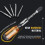 Push Pull Ratchet Screwdriver Set 5 in 1 Screwdriver Bit Set Sleeve Driver Bit-Holder Ratchet Socket Screw Kit Brown 5