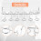 2 Pcs Screwdriver Holder Pegboard Multi-Tool Holder Accessory Pegboard Accessories Multi-Ring Tool Holder for Pegboard 5