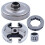 325 Polegadas-7T Tambor de Embreagem Roda Dentada Aro Rolamento de Agulha Conjunto 350 346XP 350 351 353 445 450 e Motosserra 3