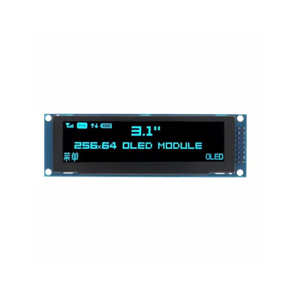 3.12 Inch Oled Display 256X64 Ssd1322 Driver Graphic Lcd Module Parallel/Spi Soldering Pin For /C51 6033792952473