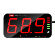 TASI TA653A Digitale Geluidsniveaumeter Groot Scherm Geluidsmeter DB-Meter Wandophangtype Alarm Ziekenhuis Restaurant Bar School
