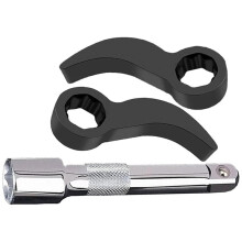 3 Pcs Adapter- Tool,Pry Bar Wrench Adaptor- Fits 1/2Inch Drive Ratchets Half Shaft Removal Tool C