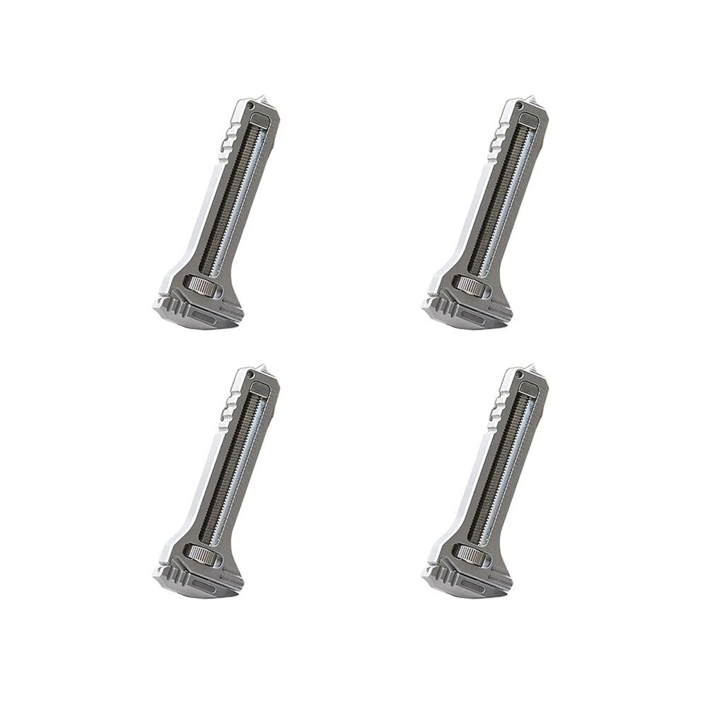 4Pcs Bottle Opener Wrench Rustproof Multi Tool Wrench Adjustable Pry Bar Portable Keychain Can Screwdriver Tip 6132541970321