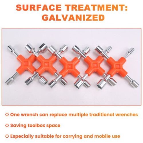 Multi-Function Spanner Multi- Outer Hexagon Tool Bike Repair Tools Portable Three Hexagonal Internal Wrench 1