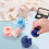 8 Colors Flat Top-Ink Blending Brushes,  Ink Blender Brushes Set, Round Ink Blending Tools with Soft Bristle 7