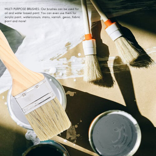 Pacote de 24 PincéIs de 1,5 Polegadas (35Mm) e PincéIs de Pintura para Manchas de Tinta Vernizes Colas e Gesso 2