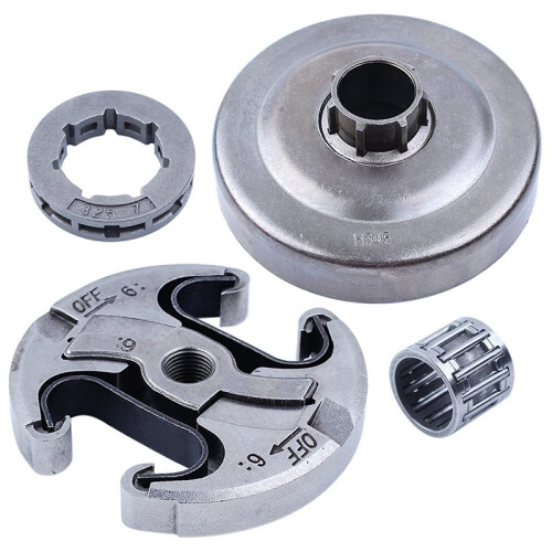 325 Polegadas-7T Tambor de Embreagem Roda Dentada Aro Rolamento de Agulha Conjunto 350 346XP 350 351 353 445 450 e Motosserra 1
