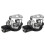 Universal 2X A Pillar Hood Led Work Light Bar Mount Bracket Clamp Holder Offroad 2