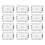 12pcs Plastics Caliper Guitar Chord Caliper Card Measuring Tool 1