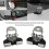 Universal 2X A Pillar Hood Led Work Light Bar Mount Bracket Clamp Holder Offroad 6