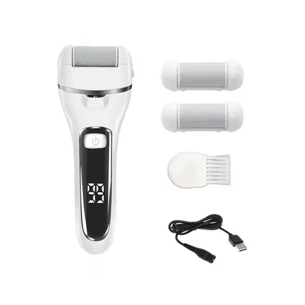 Electric Foot Callus Remover for Feet with Grinding Heads Rechargeable Foot Scraper Pedicure Machine Callus Remover A