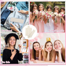 6 Pcs Necklace Travel Case No- Necklace Pouch Travel Jewelry Organizer Bridesmaid Gifts Necklace Storage Bag,B