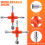 Multi-Function Spanner Multi- Outer Hexagon Tool Bike Repair Tools Portable Three Hexagonal Internal Wrench 3