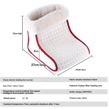 Electric Foot Warmer Double-Side Electric Foot Heating Pad Foot Warmers for Home Office Under Table Desk EU Plug-B