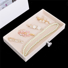 Organizador de Joyas de Acrílico con 3 Cajones, Apilable, para Guardar Aretes, Collares, Pulseras, Etc.