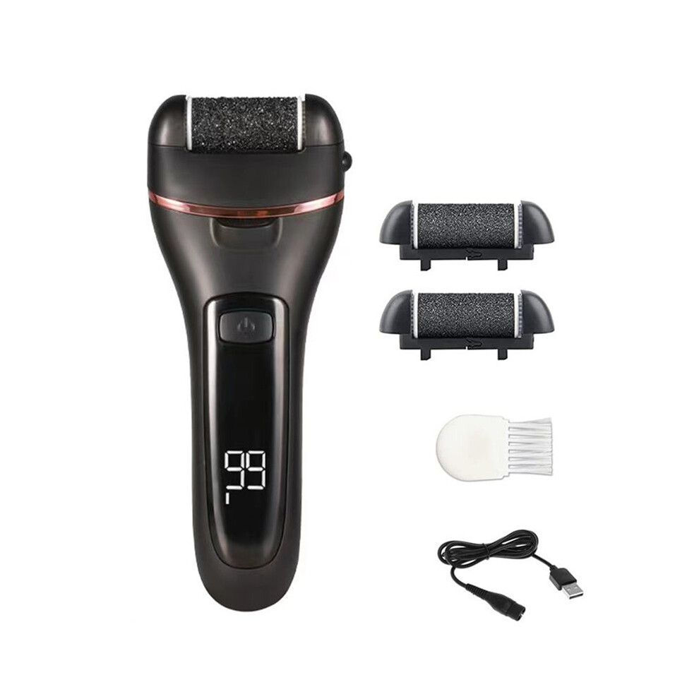 Electric Foot Callus Remover for Feet with Grinding Heads Rechargeable Foot Scraper Pedicure Machine Callus Remover B