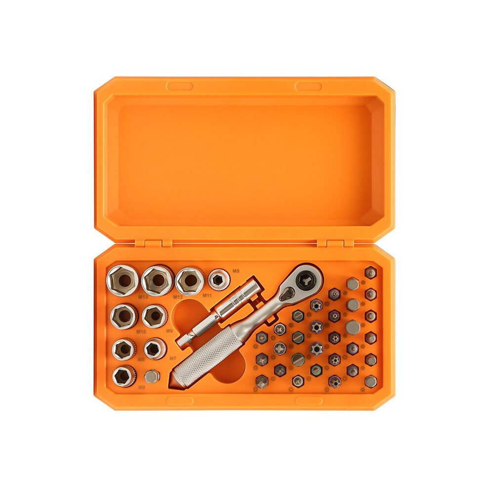 Screwdriver Kit 42 In 1 Ratchet Torque Wrench Magnetic Drive Set With Extension Rod, Suitable For Furniture Repair Tool 4713300069580