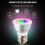 4pcs E27 Bulbs and 1remote Control with Memory Function 17colors Changeable Spot Ligh 4dynamic Lighting Modes Spotlight 1