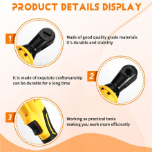 Clé à Cliquet Électrique Sans Balais 3/8 Pouces Tournevis Rechargeable Démontage Écrou Vis Outils Électriques pour Batterie pour 18V 20V