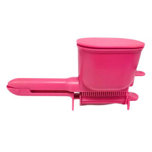 Roller Kam Applicator Haarkleuring 2-in-1 Kleur Salon Haarverzorging Kapperstool voor Salon of Thuisgebruik Roze