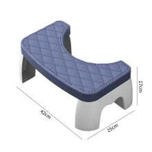 Accueil Accessoires de Salle de Bain pour Adultes Tabouret de Toilette Tabouret de Toilette Antidérapant Amovible Tabouret de Toilette Portable