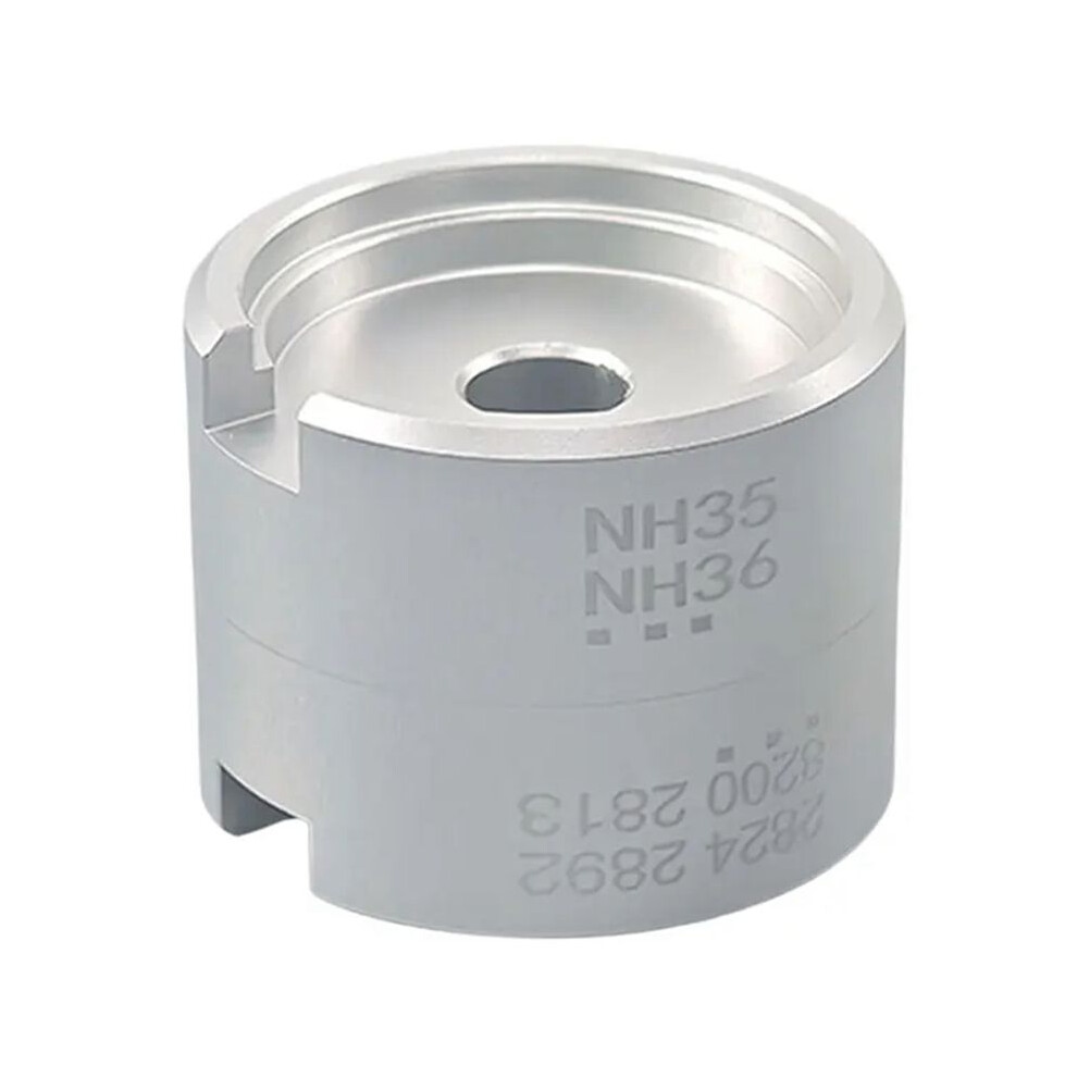 Nh34 Nh35 Watch Movement Holder Bracket Fit Nh36 Skx007 7S26 4R35 4R36 2824 2836 Movement Mod Base Repair Assembly Tools Silver 4713286598364