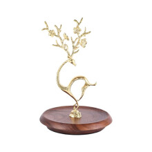Jewelry Holder Stand Deer-Jewelry Tree Stand Organizer for Rings,Necklaces,Bracelets, Charming Home Decor Gold